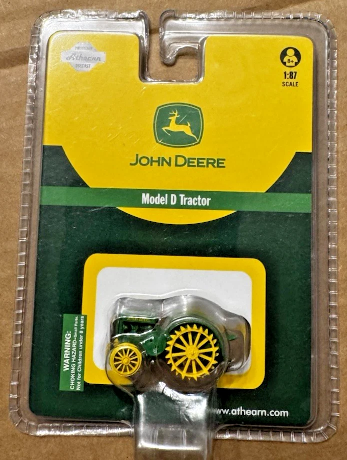 Athearn 1/87 John Deere HO Tractors Waterloo Boy - GP - Model D New in Package! - Image 4 of 4