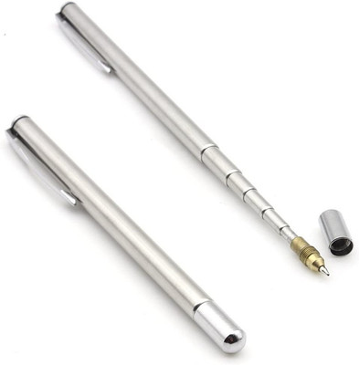 2PCS Stainless Steel Pen with Clip - Hand Pointer Extendable Telescopic...
