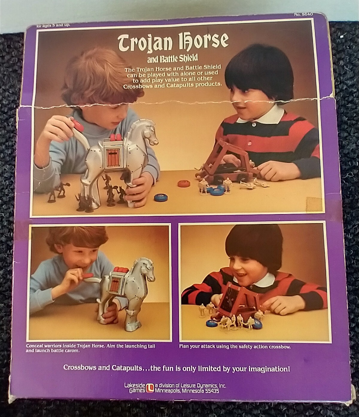 1984 Lakeside Crossbows and Catapults Trojan Horse Expansion Pack with Box