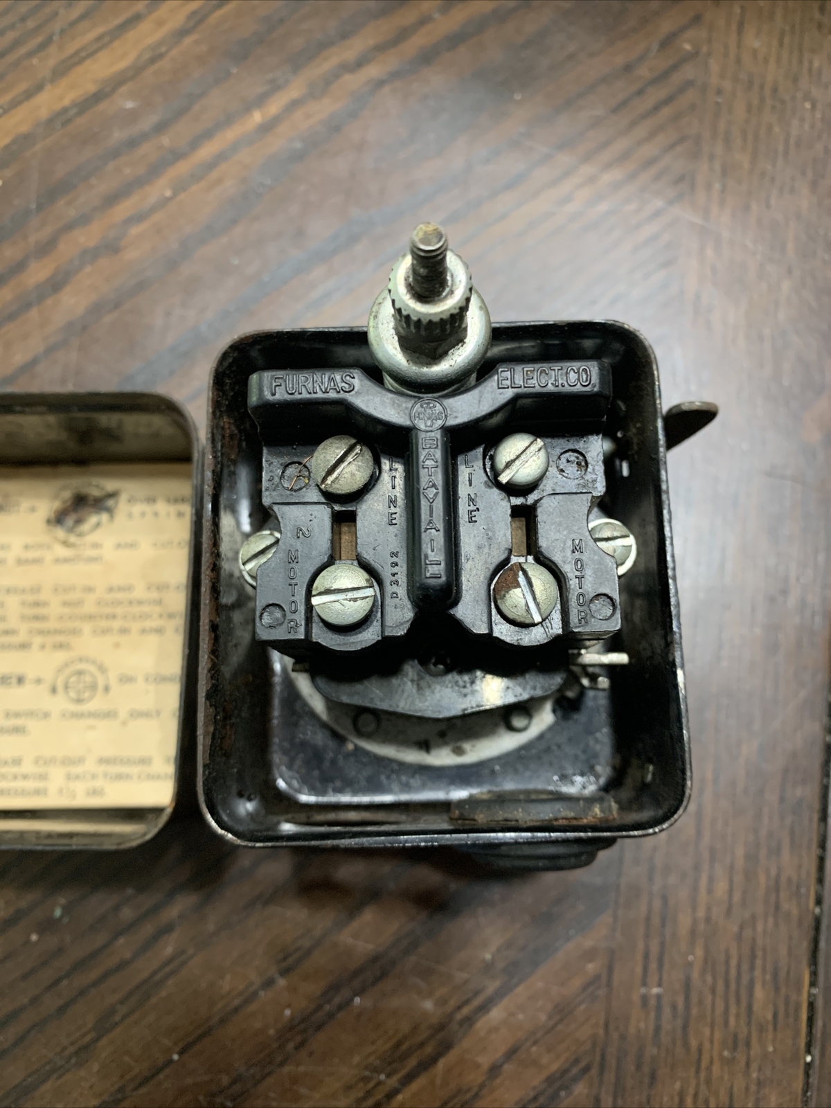 Vintage Furnas Pressure Switch 20 PSI CutIn 40 PSI CutOut Style G6