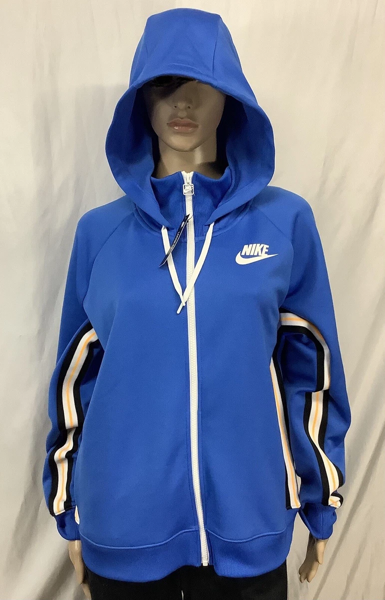 NWT rare NIKE | 403 932431 SW women FZ Tracksuit XL SPORTSWEAR eBay Blue White Hoodie