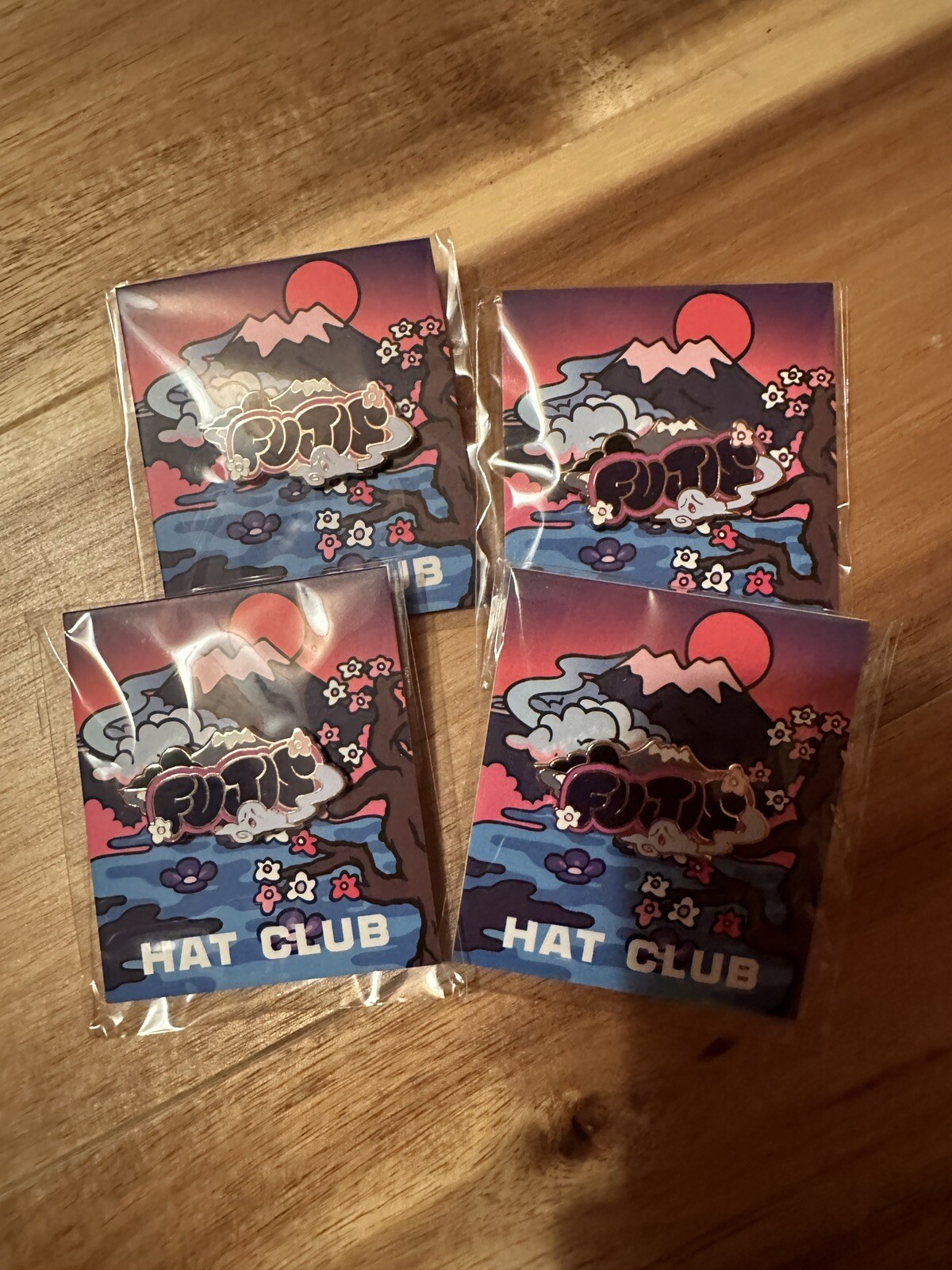 Hat Club Fuji Snapback Hat with Pins-image