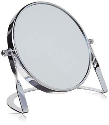 Model's Choice Two-Sided Tabletop Makeup Mirror - Makeup Mirror with 5X Magni...