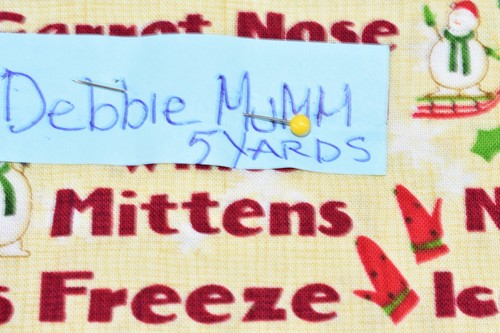 DEBBIE MUMM CHRISTMAS HOLIDAY FABRIC 5 YARDS - Picture 4 of 4