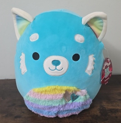 Squishmallows Vanessa Rainbow Panda 12  Extra Large Plush NEW Kellytoy   