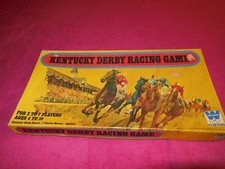 Z7 Vintage Kentucky Derby racing board game by Whitman 1970.