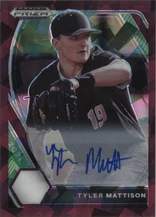 Burgundy Cracked Ice Prizm Autographs