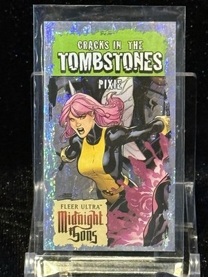 2023 Fleer Ultra Midnight Sons Cracks in the Tombstones PIXIE GRM14