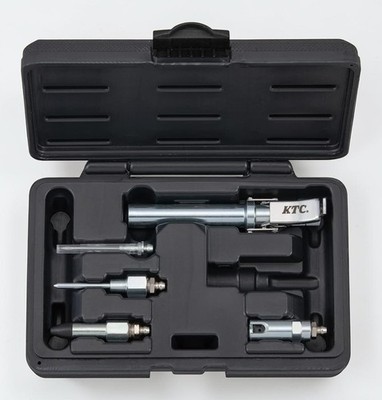 KTC JAE5K Grease Coupler Attachment Set w/ 5 Adapters & Case Japan