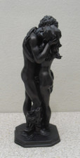 C Rosa Crosa embracing couple lovers bronze resin statue figurine 2002 36cm tall