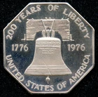 1776-1976 Bicentennial Octagonal 1 OZ .999 Silver