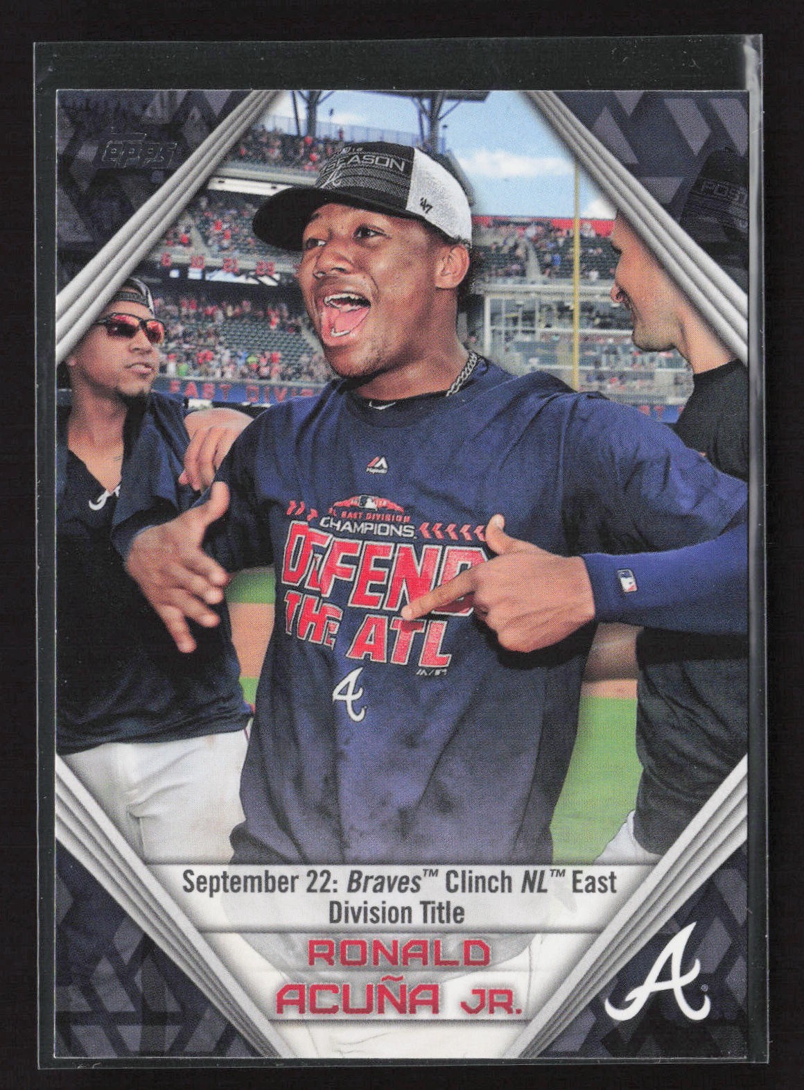 2019 Topps #RA-13 Ronald Acuña Jr. Ronald Acuna Jr. Star Player Highlights A15