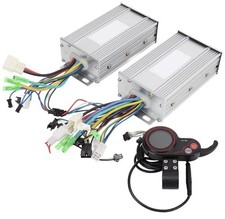 X2 Dual Drive Electric Motor Controller with LCD Meter Brushless 36v/48v 500w
