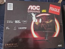 AOC 24G2SP 24-inch FHD Gaming Monitor 165Hz, IPS, 1ms, G-Sync Premium