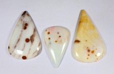 113 Ct Bulk Lot Natural Bown Orbicular Ocean Japser Pear Cabochon KT-187