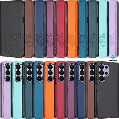 Hülle für Samsung S20 S10 J4 J6 Note 20 10 9 Magnet Flip Wallet Case Handyhülle
