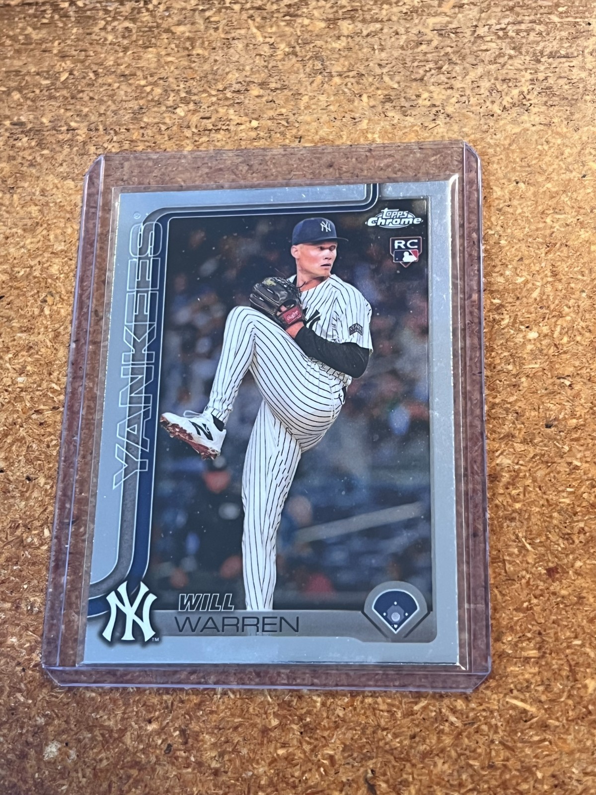 2025 Topps Chrome Baseball # 81 Will Warren RC