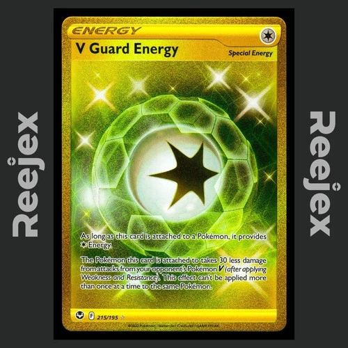 V Guard Energy - 215/195 - Secret Rare - Silver Tempest - Pokemon Card - NM/M