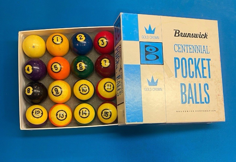 Brunswick Centennial Balls！新品未使用 Vintage Brunswick Centennial Pool Balls - Pocket Billiards