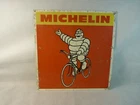 ORIGINAL VINTAGE MICHELIN ADVERTISING TIN SIGN G.A AHANKLAND LTD, CLASSIC BIKE