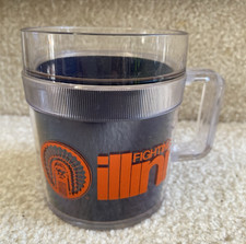 Rare Fighting Illini University of Illinois Chief Illiniwek Mug Cup FREE SHIP