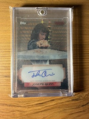 2025 Topps High-Tek Stranger Things Joseph Quinn as Eddie Munson Auto #A-JQ