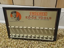 Vintage Original Enders High Grade Edge Tools & Cutlery Sign 13 1/4" X 9 1/4"
