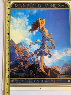 Vintage Calendar Maxfield Parrish 1994 Portal Publishing 14x11 No Writing READ