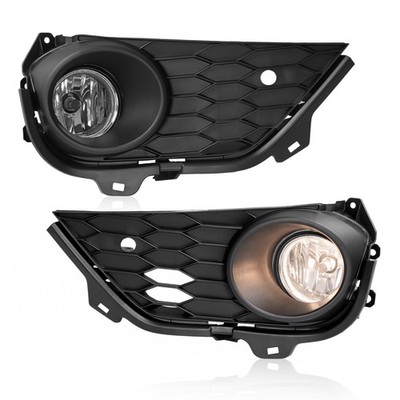 For Honda Pilot 2019 2020-2022 Fog Light Lamp+Switch+Wire W/Bulbs+Black Bezel
