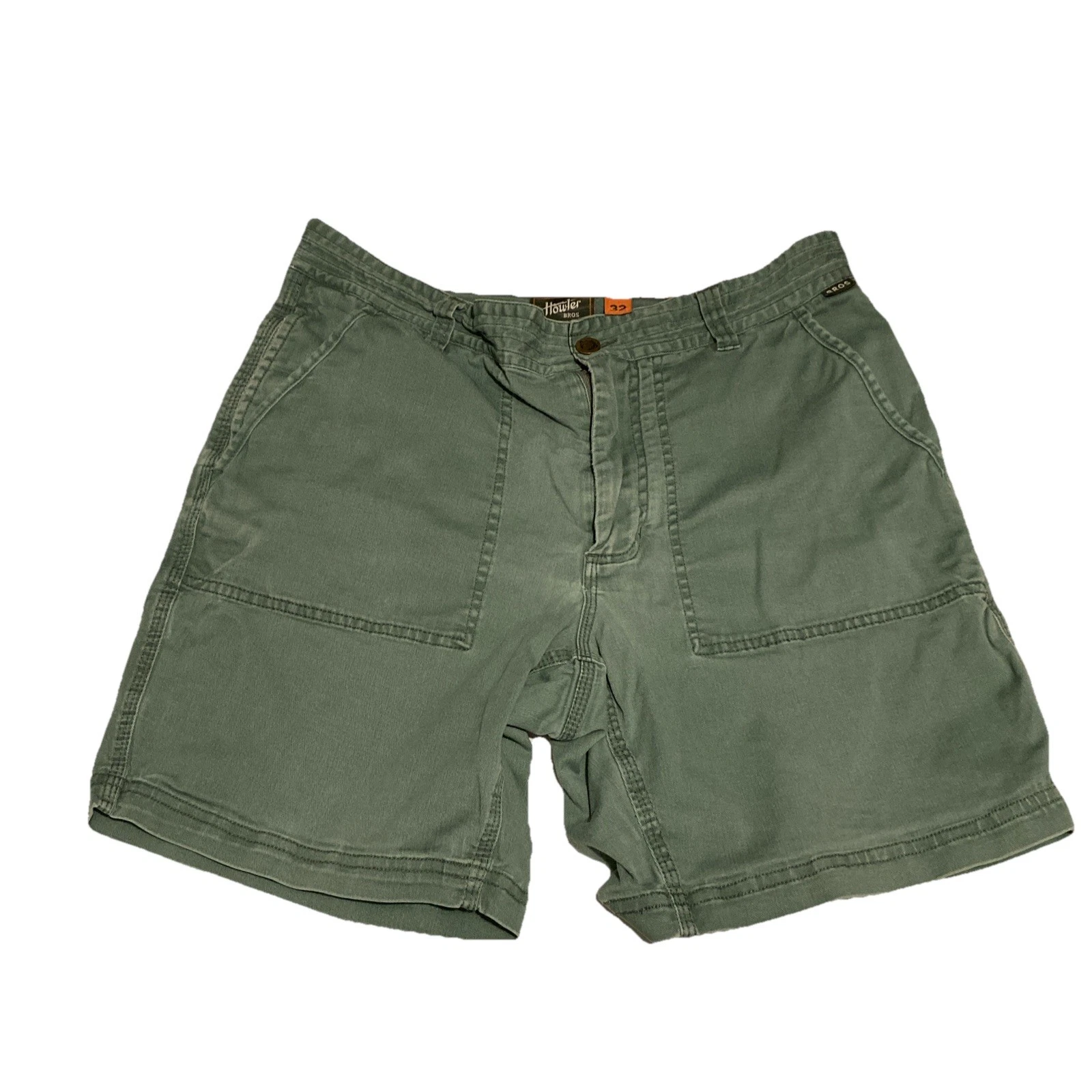 Howler Brothers Clarksville Walk Shorts Size 36 Green Brushed Twill Outdoor
Opens in a new window or