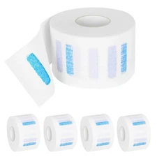 Disposable Barber Neck Paper with Hairdressing Accessory Tool - 5 Rolls & 500