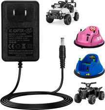 6V Charger for Ride on Toys, Bumper Cars & Electric Vehicles - Compatible with F
