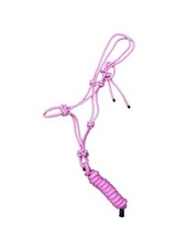 Rope Halter W/ Lead - Pink - Est. F/S - USED