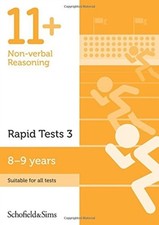 Image of 11+ Non-verbal Reasoning Rapid Tests Book 3: Year 4, Ages 8-9 by Brant