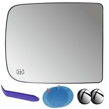 EAP Passenger Side Mirror Glass Compatible with RAM 1500 2010-2018, RAM 2500 ...