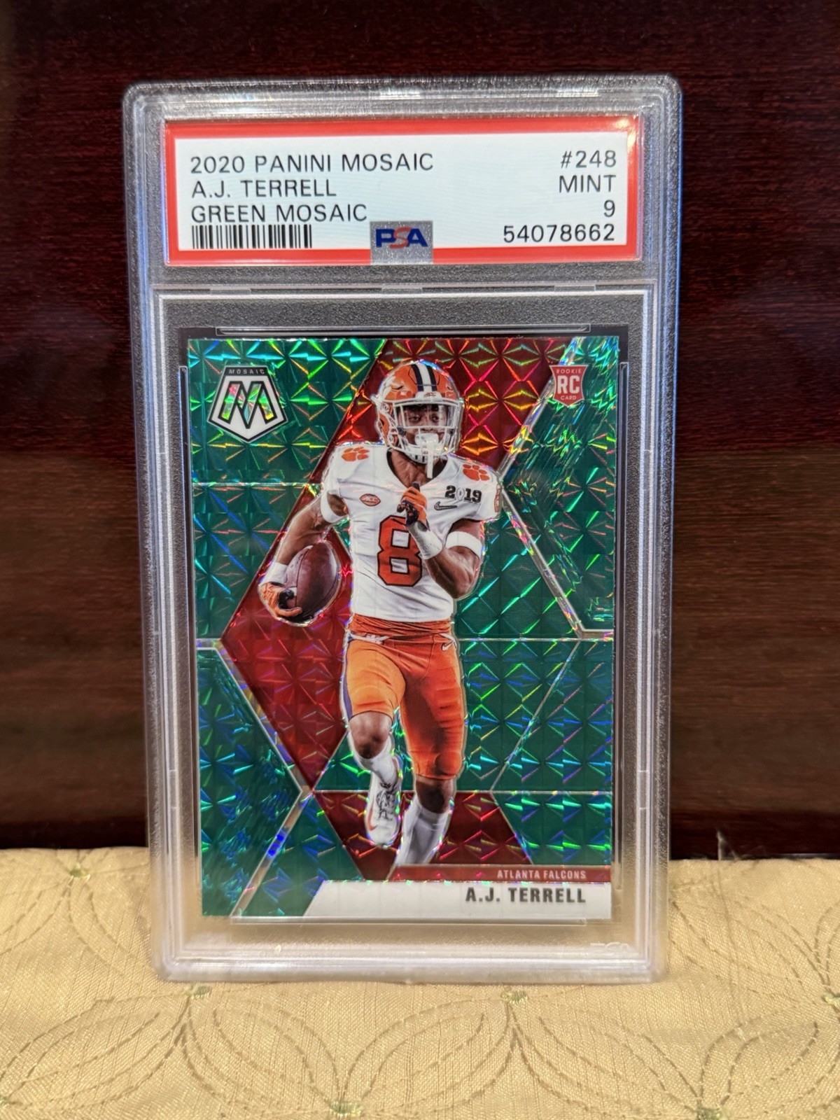 AJ Terrell Panini Mosaic #248 Green Mosaic