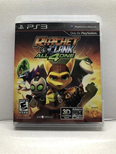 Ratchet & Clank: All 4 One (Sony PlayStation 3, 2011) Complete Tested Working