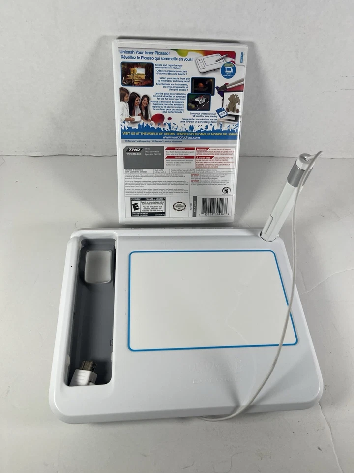 uDraw Studio (2010) Nintendo Wii (Wii U) With uDraw Game Tablet - TESTED - Image 3 of 4