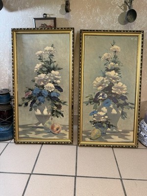 Anders Gisson framed prints (2) private collection Vintage Floral Designs