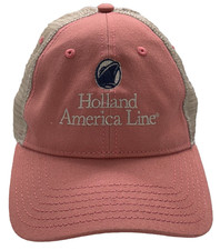 Holland America Cruise Line Hat Snapback Mesh Embroidered Logo Golf Cap