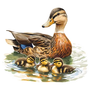 Duck Mallard Duckling Bird Self Adhesive Vinyl Sticker