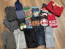 17 Piece Lot Boys size 8 Fall Winter Clothes. Pants Long Sleeve Children s Place