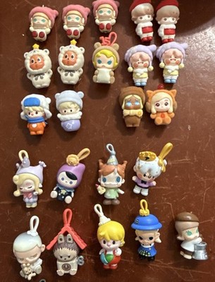 POPMART POP BEAN Mini Characters Including Labubu, Skullpanda, Zimomo, Crybaby