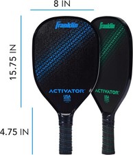 Franklin Activator Pickleball Paddle Set: Blue Green - Does not include balls.