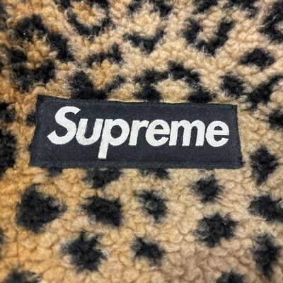 ふ*ん様 Supreme 2017fw leopard fleece Supreme Leopard Fleece Backpack White - FW17 - GB