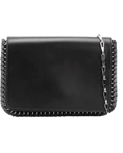 BNWT Paco Rabanne Black Chain Mail Disc Ring Shoulder Crossbody Handbag Bag