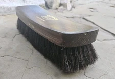 Vintage Original Florsheim Horsehair Boot / Shoe Brush ~ 100% Horsehair Israel