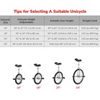 20" Silver Unicycle Cycling Scooter Circus Bike Skidproof Tire Balance Exercise — photo 7