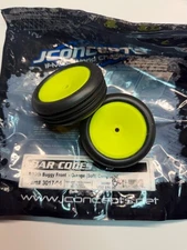 J-Concepts Bar Codes Front 2.2" Buggy Tires  with JC B6 wheels
