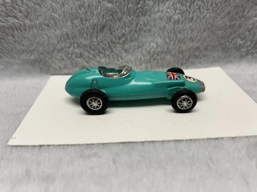 Corgi Toys turquoise B.R.M. Formula 1 Grand Prix #3 w/suspension vtg. Diecast